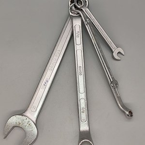 Juego de 5 Llaves Fijas y Combinadas Bahco PUA Made in Argentina - imagen 1