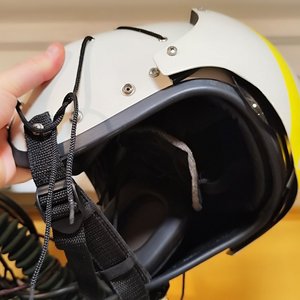 Casco de Piloto GAUTIER Regulable Talle M-L Visor Negro Completo Auriculares de Fábrica - imagen 3