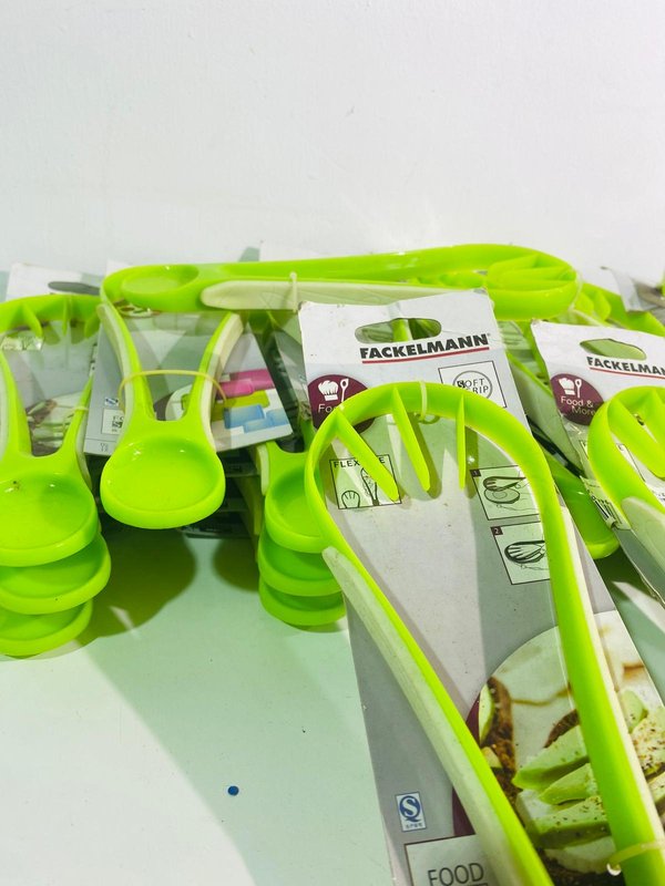 Lotes de cuchillos de plástico verde - imagen 2