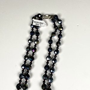 Collar de Cristal Dos Vueltas y Anillo con Piedra Celeste - imagen 6