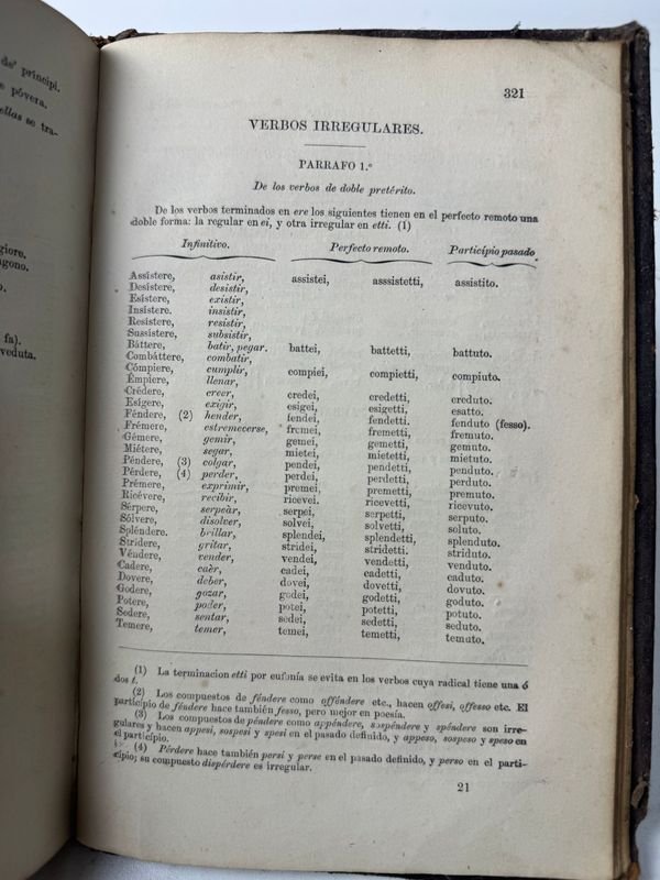 Libro de Gramática Italiana del Siglo XIX - imagen 5