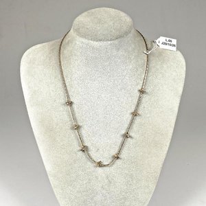 Cadena Enchapada Estilo Serpiente con Dijes Pequeños - 40 cm - imagen 1
