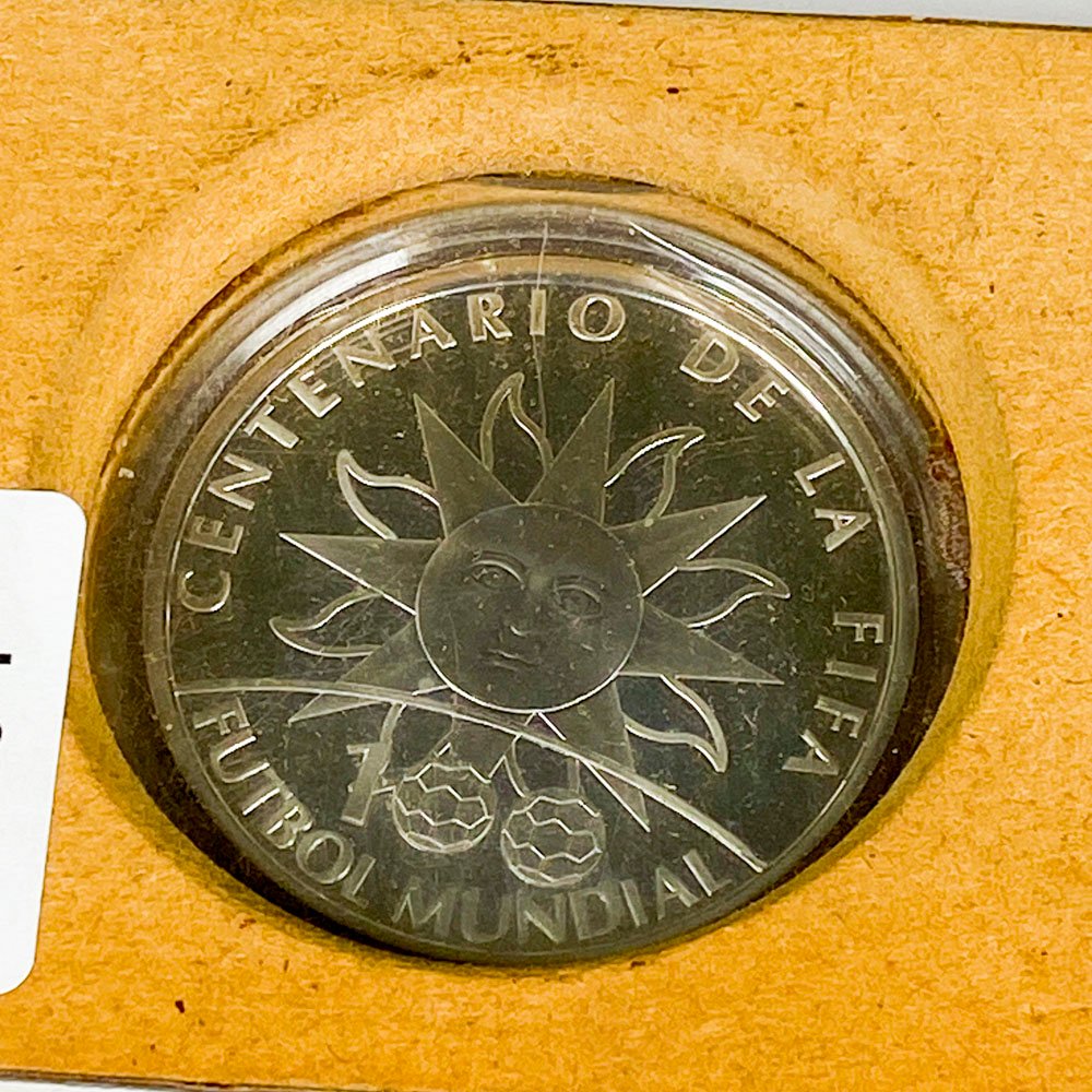 Monedas de plata conmemorativas FIFA y encuentro de dos mundos - imagen 3