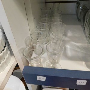 Vasos y copas de vidrio 12  unidades - imagen 3