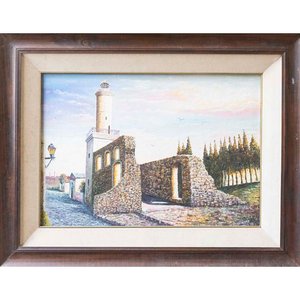 Lote anterior: Pintura al óleo "Colonia de Sacramento" de Fernández Ruiz