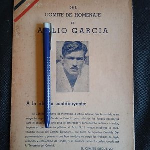 Folleto Histórico Homenaje a Atilio García - Setiembre 1945 - imagen 2