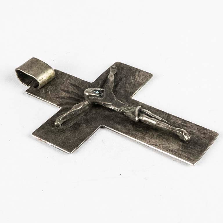 Cruz de plata en venta - Accesorio religioso - imagen 2