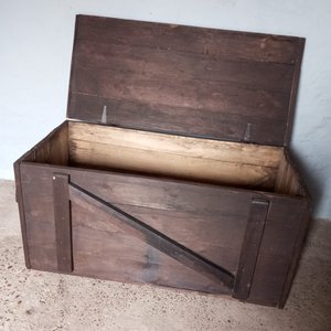 Baúl de Madera Grande Estilo Rústico - imagen 5