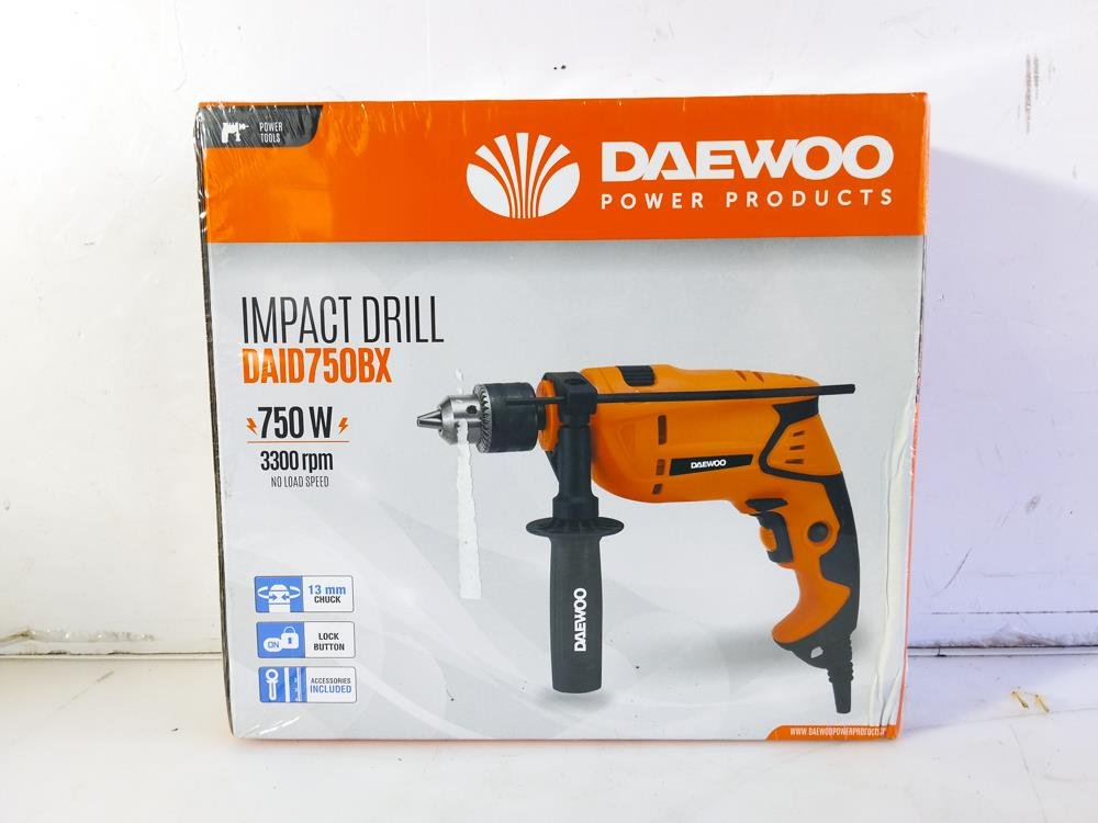 Taladro Percutor Daewoo DAID750BX 750W con Accesorios
