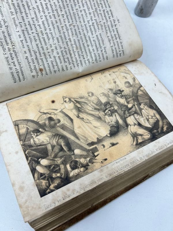 Novela Histórica de Carlota Cobo, Imprenta de Santiago Aguado, Madrid, 1859 - imagen 5