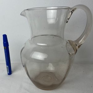 Jarra de Vidrio Transparente con Asa - 22 cm - imagen 3