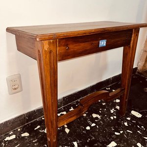 Mesa de Arrimo Estilo Rústico en Madera Maciza - imagen 2