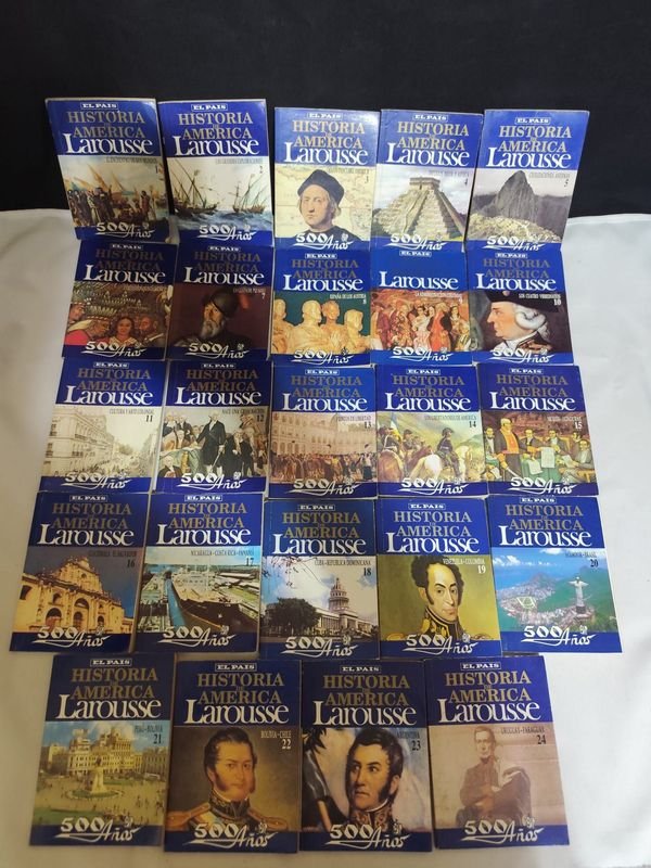 Colección de 24 tomos de Historia de América 500 Años