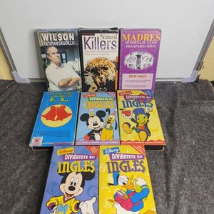 Lote anterior: Lote de 7 VHS Antiguos: Disney, Documentales y Películas