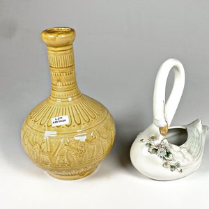 Lote anterior: Florero Lozur y Figura Cisne Capodimonte