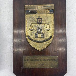 Plaqueta Conmemorativa "Día del Funcionario de Institutos Penales" - imagen 2