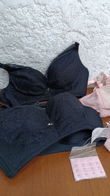 Sosten de Dama Rosa y Negro Nuevo - imagen 2
