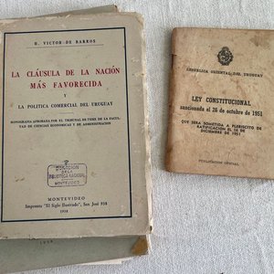 Lote de Constituciones y Planes de Estudio Uruguayos de 1918, 1951 y 1958 - imagen 2
