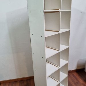 Estantería de Pie Blanca Modular con Múltiples Cubos - imagen 2