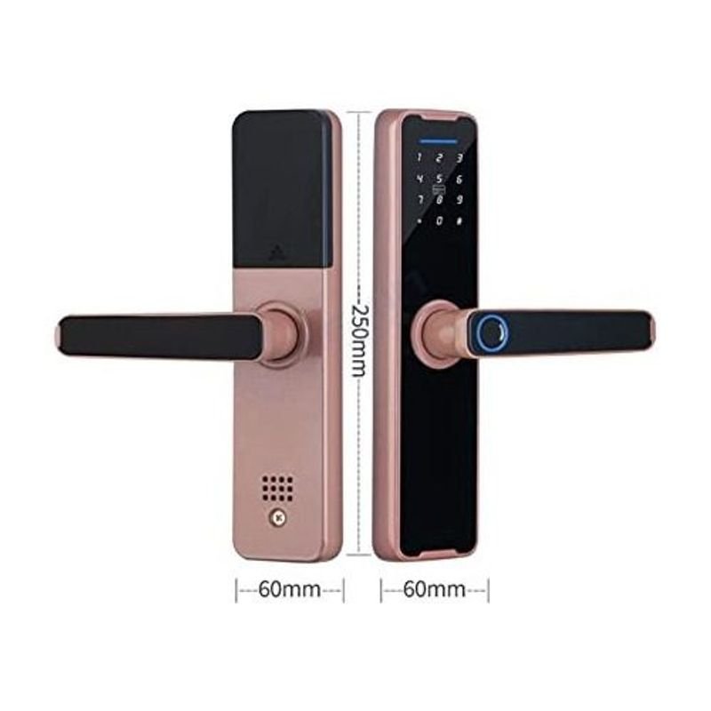 Puerta Digital con Cerradura y Teclado - imagen 4