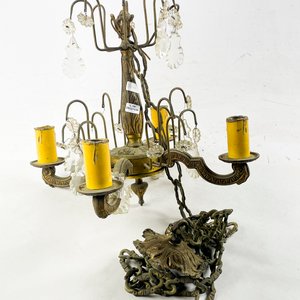 Lote anterior: Araña de Bronce con 4 Luces y Cristales