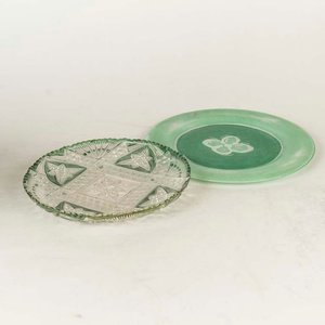 Lote anterior: Juego de 2 Platos de Vidrio Decorados
