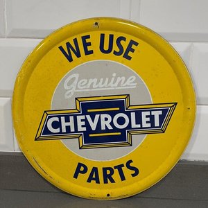 Lote siguiente: Chapa Decorativa Chevrolet "Genuine Parts" Redonda