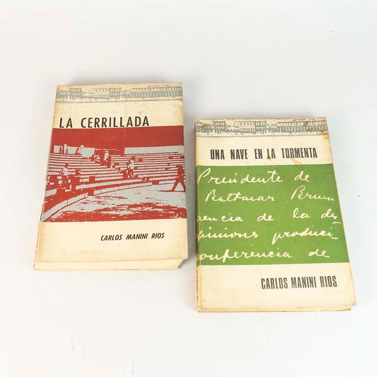 2 Libros de Carlos Manini Ríos: "Una Nave en la Tormenta" y "La Cerrillada"