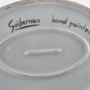 Joyero Ovalado de Porcelana Pintado a Mano Guibernau - imagen 5