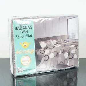 Juego de Sábanas Twin GoldSun 3800 Hilos Nuevo - imagen 1