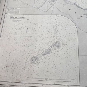 Mapa Náutico Río de la Plata: Montevideo a Buenos Aires, Publicación de 1937 - imagen 4