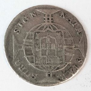 Moneda de Plata Brasileña 160 Réis de 1818 - Juan VI - imagen 1