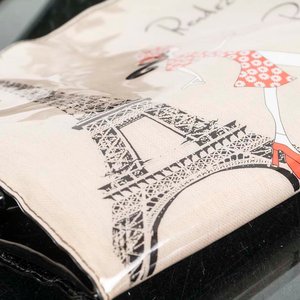Bolso Tote "Rendez-Vouz a Paris" de PVC Brillante - imagen 2