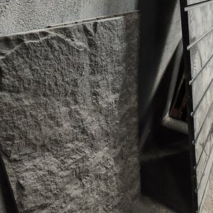 Paneles Oscuros de Exhibición y Pallets de Madera - imagen 2