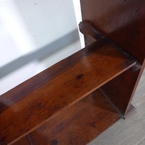 Mesita Auxiliar de Madera Pino con Estante - imagen 3