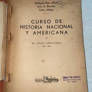 Lote de 3 Libros Históricos: Bases Económicas, Breviario y Curso de Historia Nacional Artiguista - imagen 4