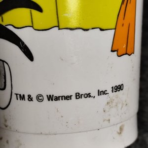 Vaso de Plástico Mirinda Naranja Bugs Bunny Años 90 - imagen 1
