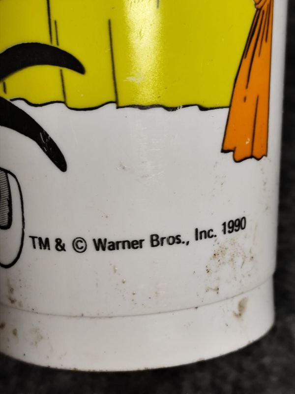 Vaso de Plástico Mirinda Naranja Bugs Bunny Años 90