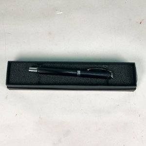 Lapicera Elegante de Metal Negra con Estuche - imagen 3