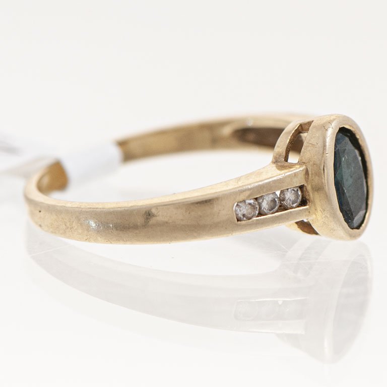 Anillo de Oro con Diamante y Brillantes - imagen 2