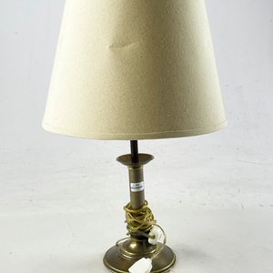 Lote anterior: Lámpara de sobremesa en bronce con pantalla 47 cm