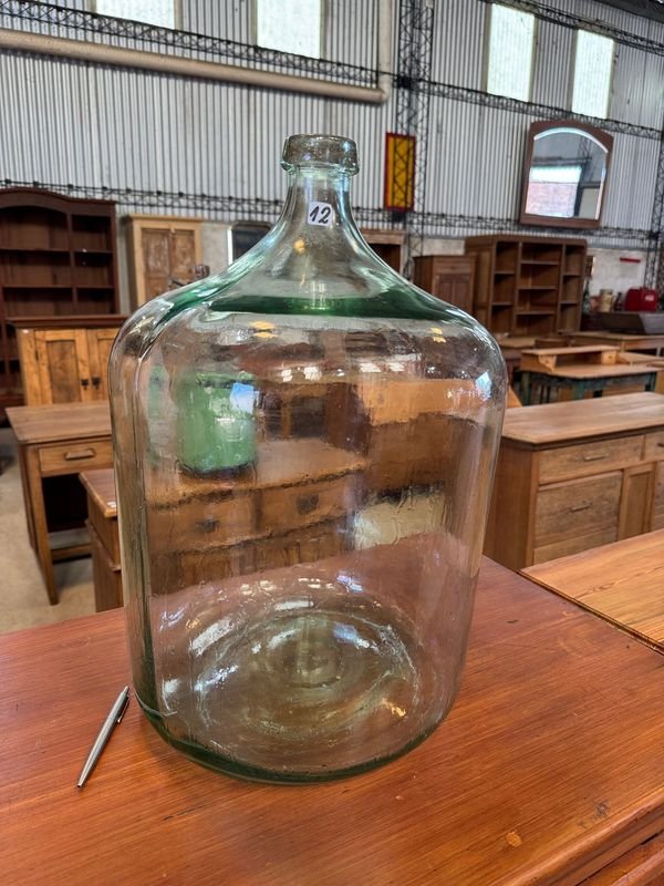 Botella de vidrio transparente de 35 litros - imagen 1