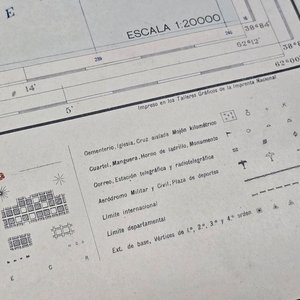 Mapa La Unión Pando del Instituto Geográfico, Edición 1930 - imagen 3