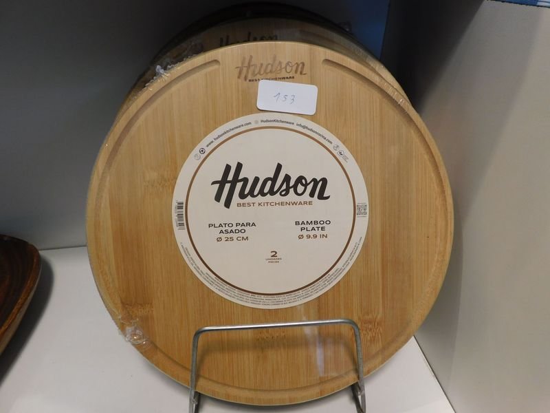 Tabla de picar de madera redonda