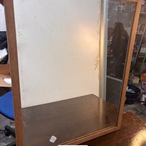 Espejo de Pared con Marco de Madera - imagen 1