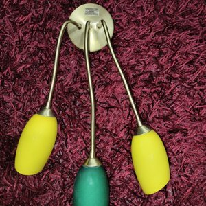 Lote anterior: Lámpara de Pared con 3 Tulipanes de Cristal y Metal