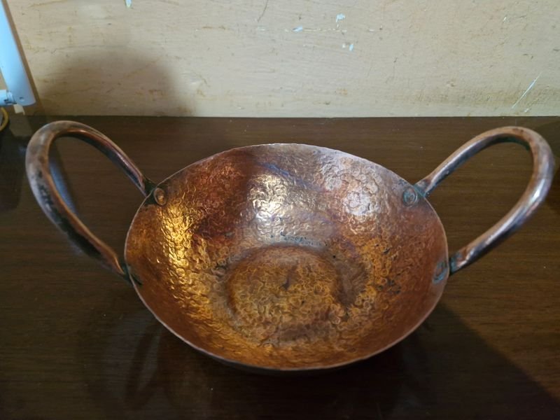 Ollita de Bronce Pulido con Manija