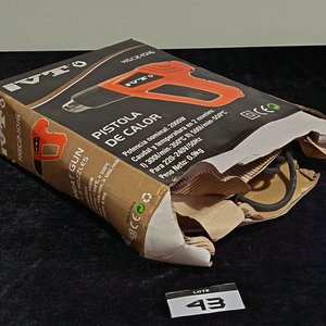 Pistola de Calor Eléctrica Naranja con Accesorios - imagen 5