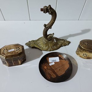 Lote de Objetos Metálicos Decorativos - imagen 1