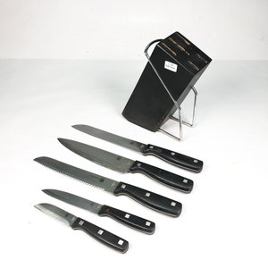 Set de 5 Cuchillas con Soporte Negro - imagen 1